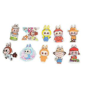 🍭6/$30 Set of 10 Little Monster Stickers - Perfect for a Labubu Lover
